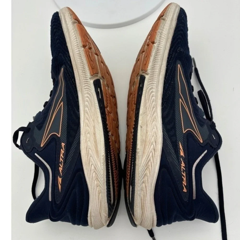 ALTRA Running Sneaker Shoe Women's Torin 6‎ Navy Orange Athletic Toe Box 9